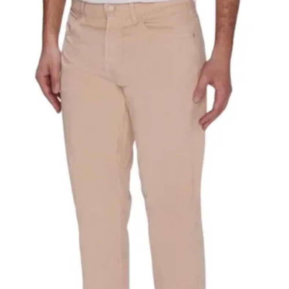 7 For All Mankind Men Size 30 Adrien Slim Tapered Pant Tangerine Chino NWT